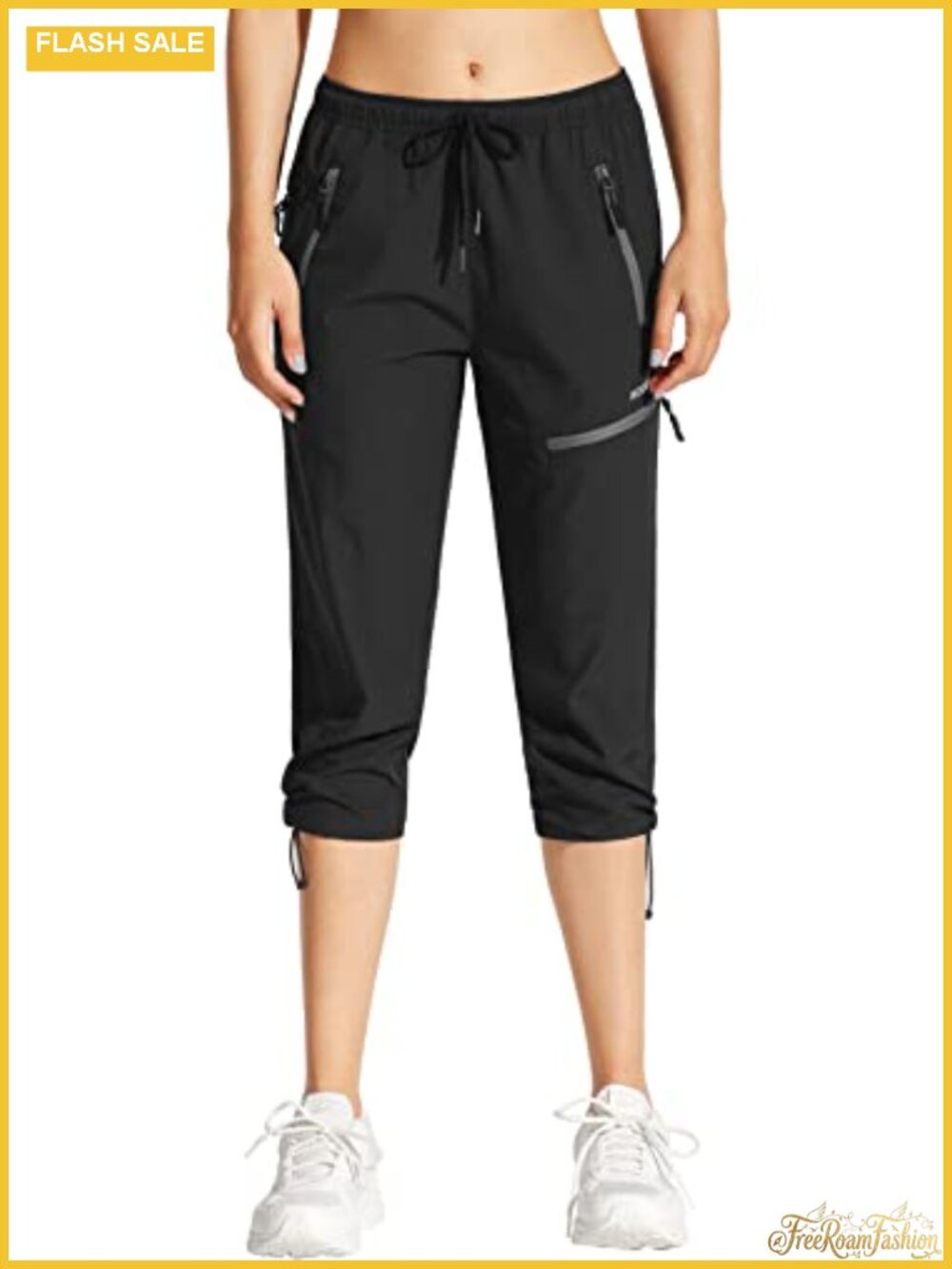 Women's Cargo Hiking Pants UPF 50+ Water Resistant Stretch